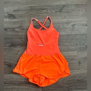 Free People Movement Righteous Runsie Neon Coral